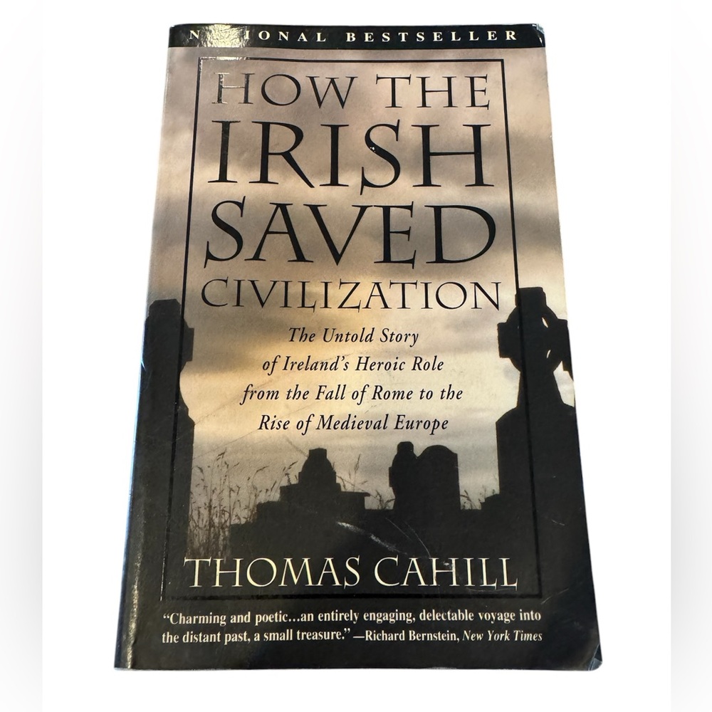 🍀 How the Irish Saved Civilization by Thomas Cahill book Saint Patrick’s Day
